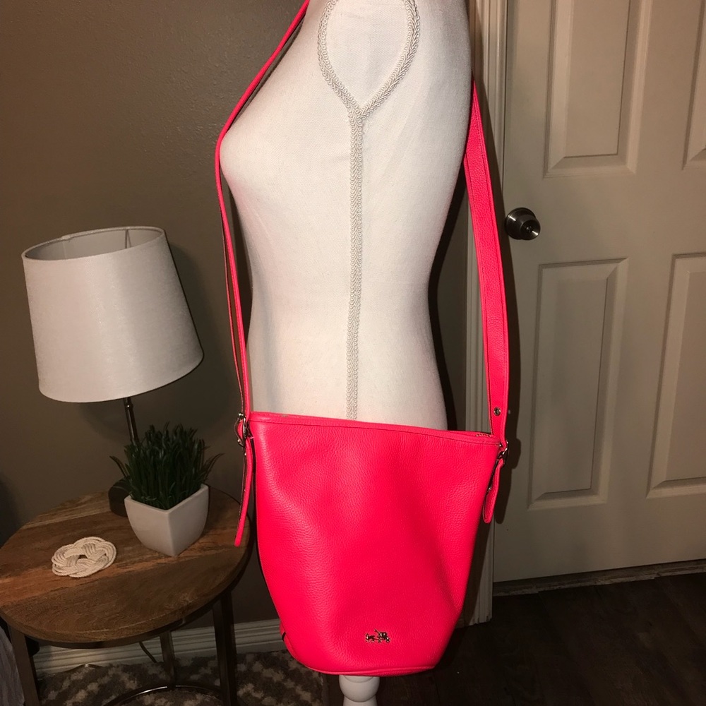 NEW Coach Hot Pink Crossbody Purse